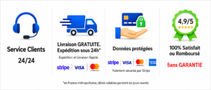 Bannière de confiance clientèle